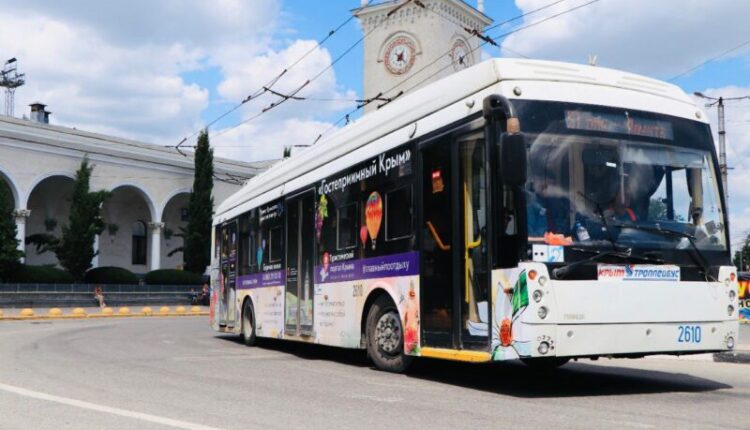special-«tourist»-trolleybuses-launched-on-the-southern-coast-of-crimea